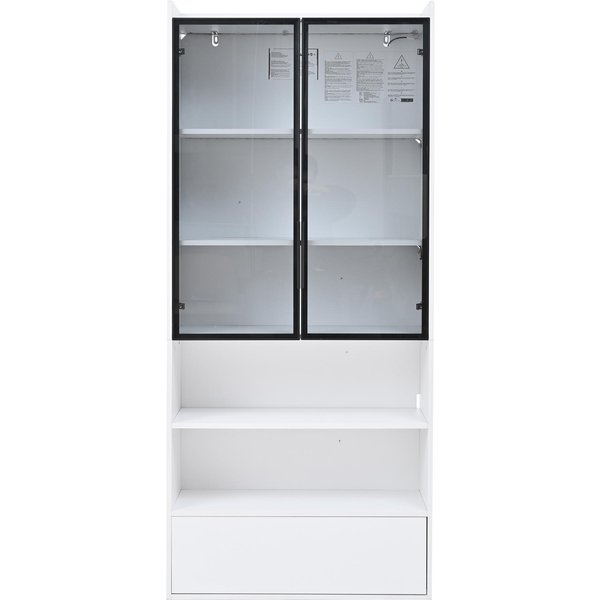 Vitrine Haute, Blanc Aosom France-image