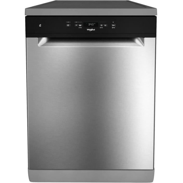 Lave-Vaisselle Pose Libre Whirlpool WFC3C34X - 14 Couverts - Induction - L60Cm - 44 Db - Inox-image