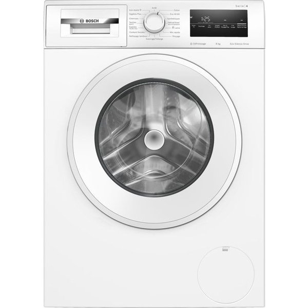 Lave-Linge Hublot Bosch WAN2427ZFR SER4 - 8 Kg - Induction - 60 Cm - 1200 Trs/Min - Classe A - Vapeur - Blanc-image