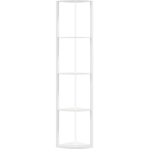 Homcom Lampe Sur Pied LED 5 Niveaux Dimmable Avec éTagèRes, Changement De Couleur Rgb, TéLéCommande-image