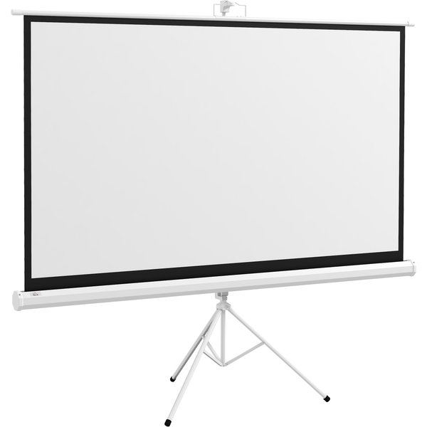 Homcom ÉCran De Projection 100 Pouces Avec Support TréPied Hauteur RéGlable, éCran 4K Hd 16:9-image