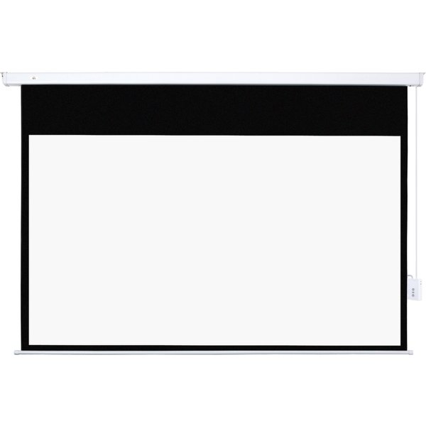 HOMCOM Beamer Leinwand 247 x 168 cm 100 Zoll 16:9 HD 4K Projektionsleinwand Elektrisch mit Fernbedienung, Rollo-Leinwand für Wand- und Deckenmontage, Projektor Leinwand für Heimkino, Büro Aosom