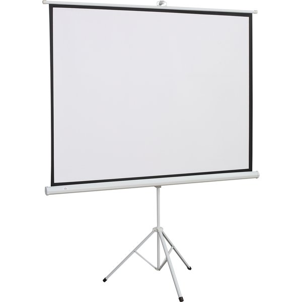 HOMCOM Beamer Leinwand mit Stativ, 4:3 Projektionsfläche, 84 Zoll faltbar Präsentationswand 171 x 131 cm, höhenverstellbar Bildschirm für Zuhause, Schule, Treffen Aosom