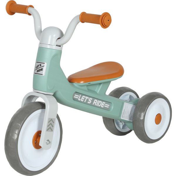 Aiyaplay Draisienne BéBé 1-3 Ans Jusqu'à 20 Kg, VéLo Enfants Sans PéDale, 3 Roues Silencieuses, 69 X 40 X 49 Cm, Vert-image