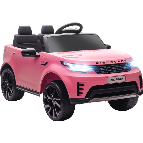 Aiyaplay Voiture éLectrique Enfant VéHicule éLectrique Land Rover Discovery 12V TéLéCommande 2,4 G 2 Moteurs 105X68,5X58Cm Rose-image