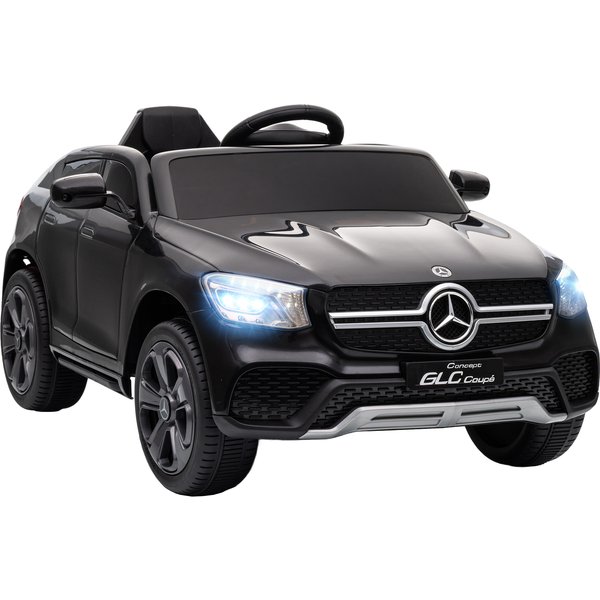 Aiyaplay Voiture éLectrique Enfants, VéHicule éLectrique 12V, TéLéCommande 2,4G, 3 Vitesses, DéMarrage Lent, 105X68X50Cm, Noir-image