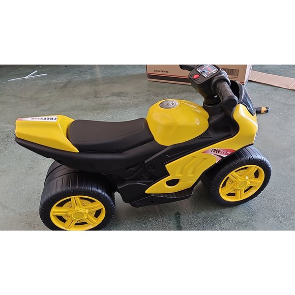 Aiyaplay VéLo Sans PéDales Avec Musique Pour Enfants 18-36 Mois, Jaune-image