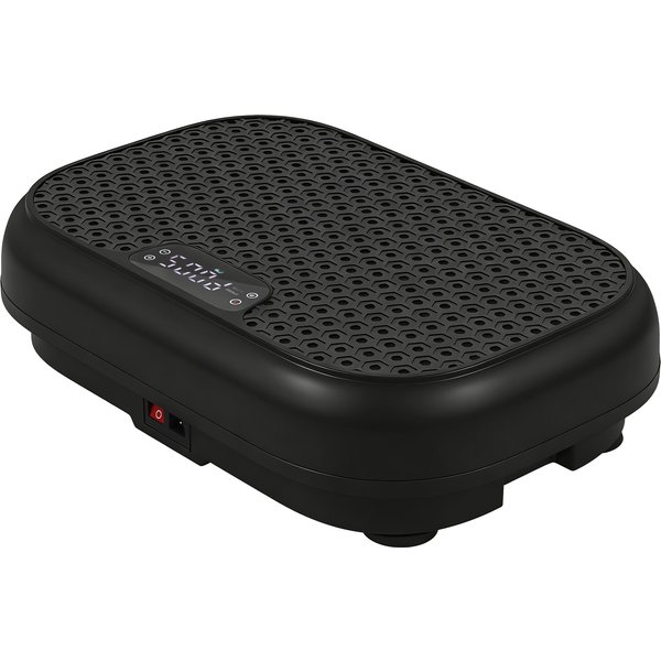 SPORTNOW Vibrationsplatte Rüttelplatte mit 120 Intensitätsstufen 5 Vorprogramm Fernbedienung LED-Display Vibrationsgerät bis 120 kg Vibrationstrainer für Zuhause Muskelaufbau Ganzkörpertraining Aosom