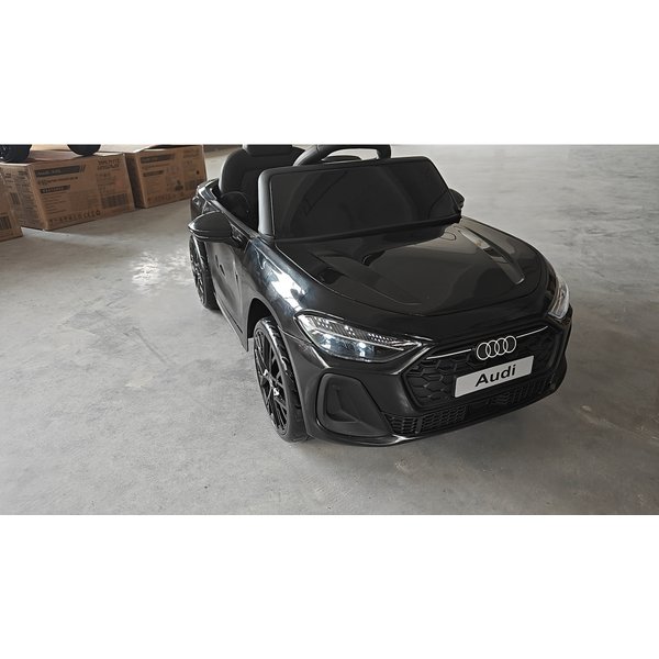 Aiyaplay Voiture ÉLectrique Pour Enfants 12V Audi A5L Avec TéLéCommande, Batterie Lithium, 2 Moteurs, TéLéCommande, Noir-image