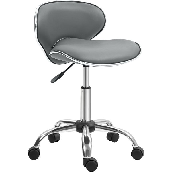 HOMCOM Adjustable Rolling Swivel Beauty Salon Chair, Stool for Spa, Grey | Aosom Ireland