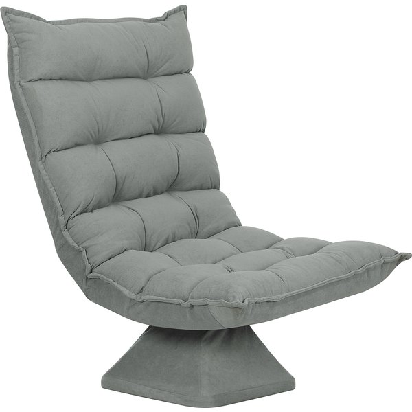 Homcom Fauteuil De Sol Paresseux Fauteuil Relax Fauteuil Salon Design Capitonné Inclinaison Dossier RéGlable Pivotant 360°-image