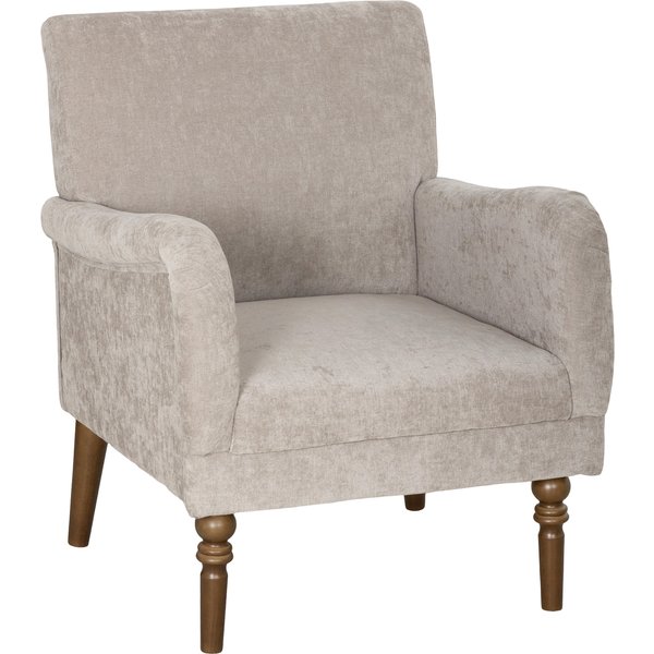 Homcom Fauteuil De Salon, Canapé 1 Place Avec Dossier Haut, Accoudoirs, Assise Large, Pieds En Bois D'héVéA, Tissu En Lin, Gris-image