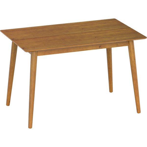 Homcom Table De Salle à Manger Design Grand Plateau 4-6 Personnes En Bois Dim. 120L X 75L X 76H Cm-image