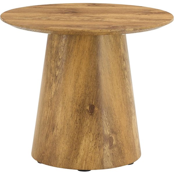 Table D'appoint Ronde, Couleur Naturelle Aosom France-image