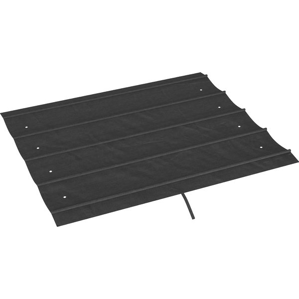 Outsunny Pergola Roof, Retractable Sun Shade Cover for 3 x 2.15m Pergola, UV30+ Protected, Dark Grey