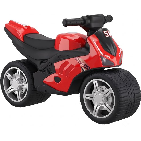 Aiyaplay Draisienne Pour Enfant, VéLo D'ÉQuilibre Avec Musique Et Roues Extra-Larges, Pour Filles Et GarçOns 18-36 Mois, Rouge-image
