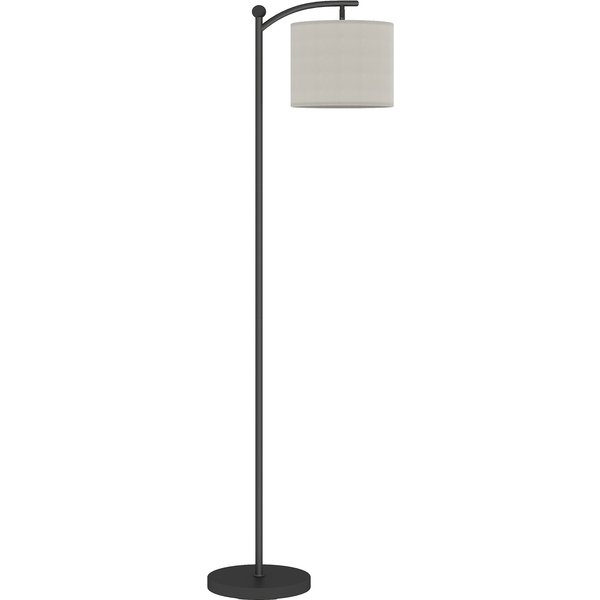 HOMCOM LED Floor Lamp, Stepless Dimmable Reading Standing Lamp with Magnetic Remote Control and 11 Colours Temperature & 11 Brightness Levels, 60 Min Timer for Living Room, Bedroom, Office, Black