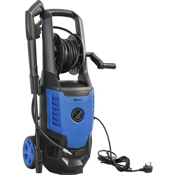 Outsunny 2200W High Pressure Washer, 170 Bar Pressure Washer with Adjustable Nozzle and 6M Hose, 32W x 32D x 80H cm Blue