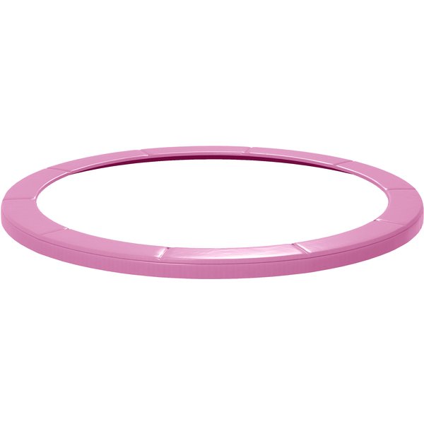 SPORTNOW Trampolin Randabdeckung Ø244 cm breit, Reißfest UV-resistent Federabdeckung, Wasserdicht, Trampolinzubehör Randschutz Sicherheitsnetz Ersatzteile für Gartentrampoline, Rosa Aosom