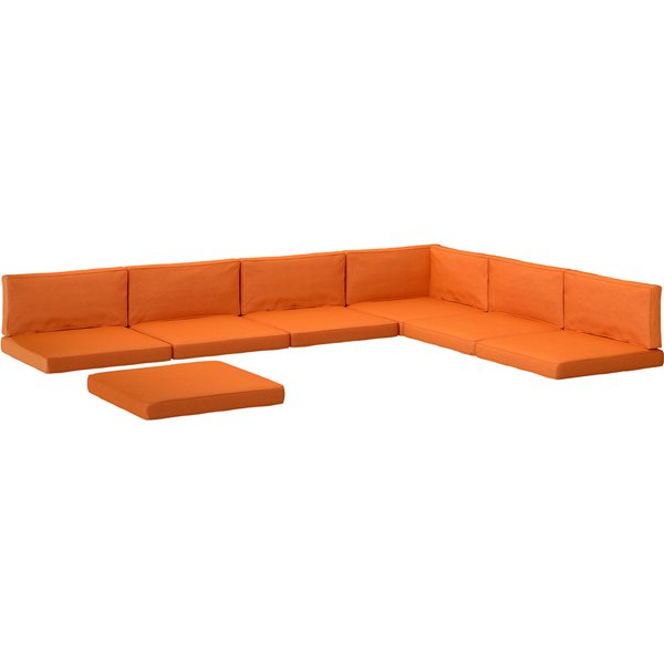 Outsunny 14-piece Dining Set Cushions - Orange
