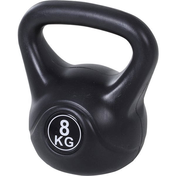 HOMCOM Kettlebell Kugelhantel 8 kg Gewicht-Hantel mit Sand befüllt für Anfänger Zuhause Krafttraining Aosom