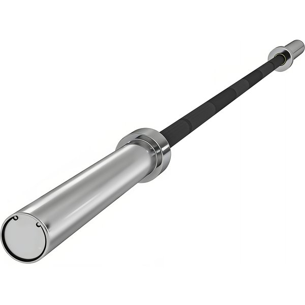 SPORTNOW 210cm Olympic Barbell Bar for 5cm Weight Plates, with Spring Clips, 19kg | Aosom Ireland
