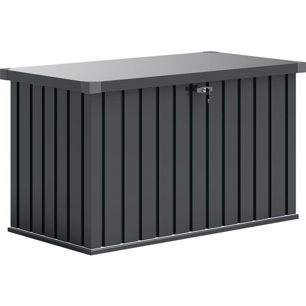 Outsunny 400L Galvanised Steel Garden Storage Box