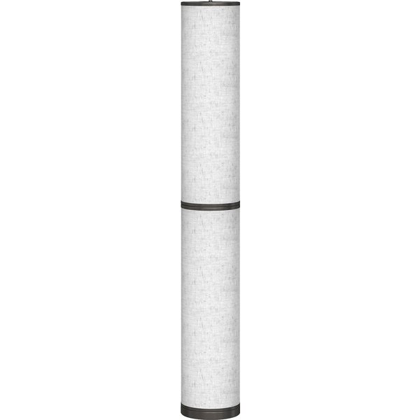 Homcom Lampadaire Led, Lampadaire Sur Pied Salon à Intensité Variable, TéLéCommande MagnéTique, Ø 20 X 135 Cm, Beige-image