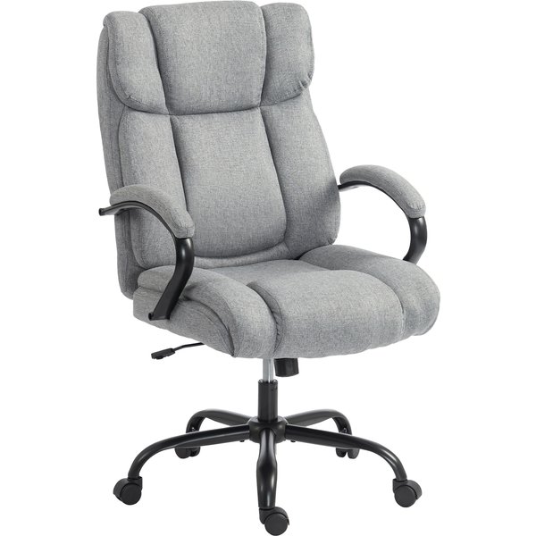 Vinsetto Bürostuhl Schreibtischstuhl Gaming Stuhl Drehstuhl Wippfunktion dick gepolsterter ergonomischer Stuhl Belastbarkeit 220 kg Aosom
