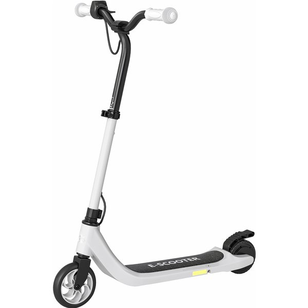 HOMCOM E-Scooter Elektroroller mit Batteriestandsanzeige, höhenverstellbarer Lenker, max 8km/h, für Kinder ab 6 Jahren, Schwarz-Weiß Aosom.de