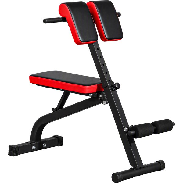 Sportnow Banc De Musculation Pliable Banc Multifonction Pour EntraîNement Coussin RéGlable 8 Positions 103 X 65 X 67-98 Cm Noir-image