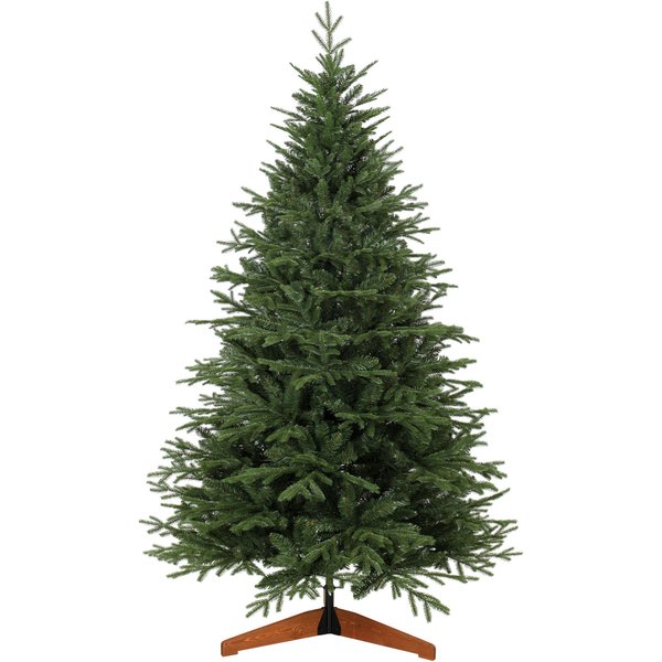 Homcom Sapin De NoëL Artificiel 180 Cm, Arbre De NoëL, 2081 Branches ArticuléEs En PE Et PVC Ignifuge, Support En Bois Robuste-image