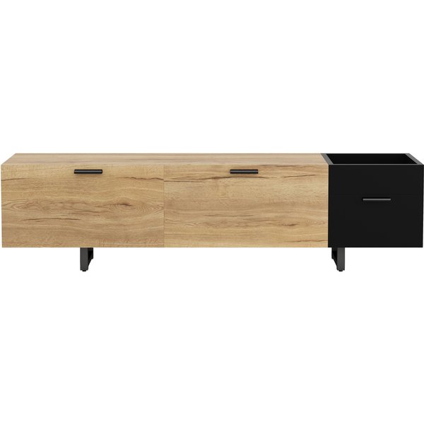 Moderner TV-Schrank,Schwarz Aosom.de