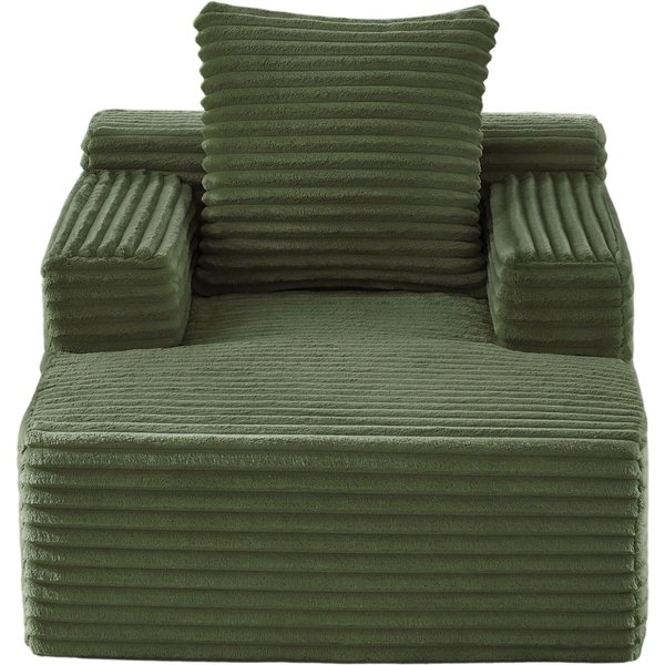 Knochenloses Cordsofa, Grün Aosom.de