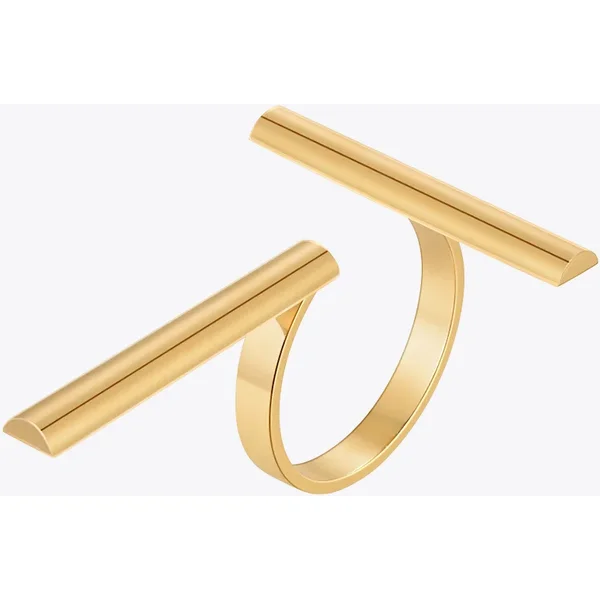 Irregular Rings For Women Anillos 18K Gold Plated Stainless Steel Ring Jewlery Hiphop Cocktail Gift Party R224165