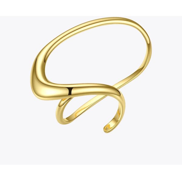 Irregular Creative Ring Female Gold Color Finger Rings For Women Minimalist Fashion Jewelry Gifts Dropshipping R4033