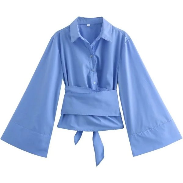 ZR Long Sleeve Shirt Women Shirts Woman Vintage Elegant Women's Luxury Blouses Summer Top Y2K Tops Harajuku Fashion Blouses