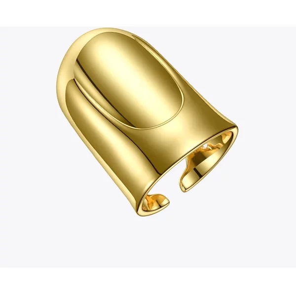 Punk Nails Ring Finger Rings For Women Accessories Gold Color Creative Ring Fashion Jewelry Gift Dropshipping R194024