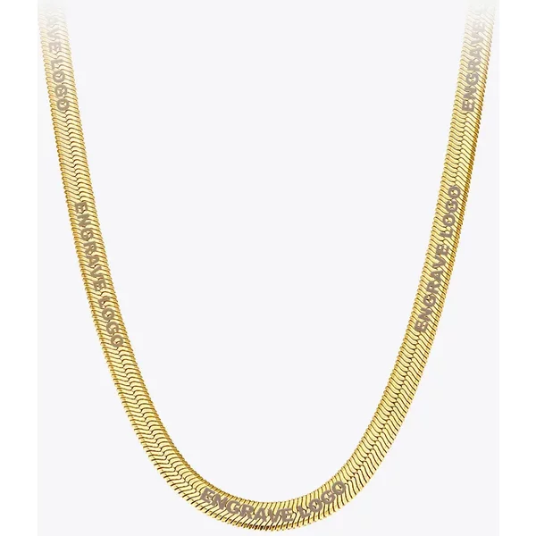 Personalized Engraved Name Snake Choker Necklace Women Stainless Steel Custom Necklace Femme Jewelry Gifts P193045