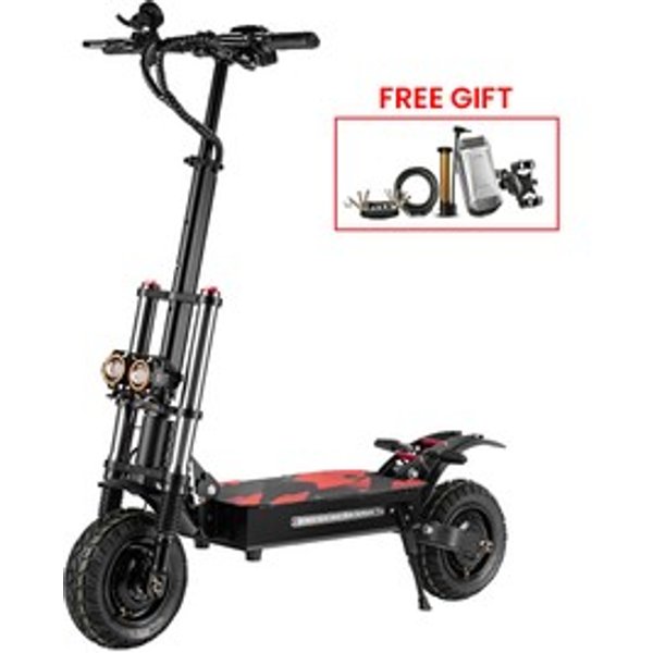 Boyueda S311 Trottinette éLectrique Moteur 23000W Batterie 60V 38AH Pneu 11 Pouces Vitesse Maximale 85Kmh Autonomie 120Km Freins à Disque Hydrauliques Doubles Amortisseur Hydraulique éCran LCD-image