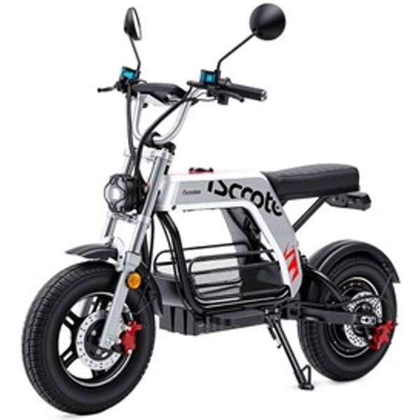 Iscooter Dx5Pro Trottinette ÉLectrique Moteur 2000W 60Kmh Vitesse Maximale Batterie 52V 20Ah Jusquà 100 Km Pneus Tubeless 17 Alarme Antivol TCS AntidéRapage Freins Hydrauliques + Frein éLectrique DéVerrouillage NFC Charge Max 150Kg-image