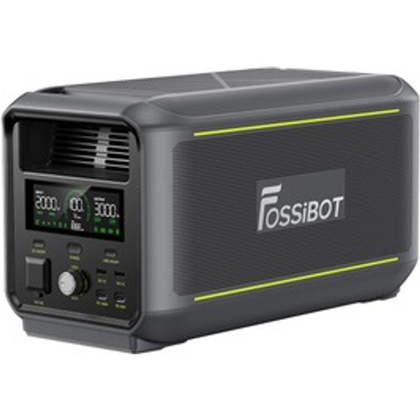 Fossibot F3000 Portable Power Station 3000W Output 2048Wh Lifepo4 Battery 6000W Peak Power 2000W Fast Charging 1200W Solar Input-image