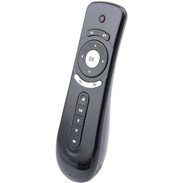 T2 6axis Somatosensory Flying Mouse 24GHz Wireless Remote Control Black