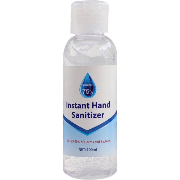 100ml Disposable Alcohol Gel Wash Free Hand Sanitizer With 75 Alcohol