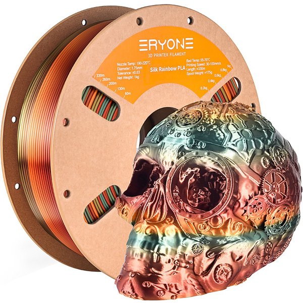 ERYONE Silk PLA Filament 1kg Steampunk Rainbow
