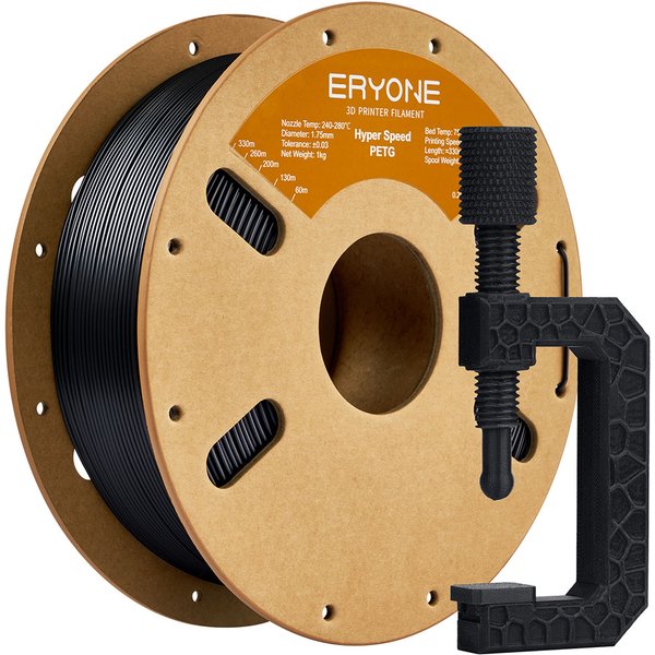 ERYONE High Speed PETG Filament 1kg Black