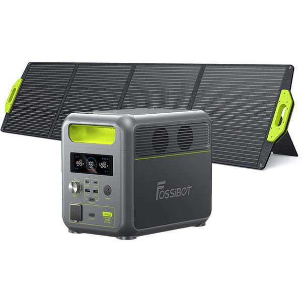 FOSSiBOT F1200 Portable Power Station SP200 Solar Panel