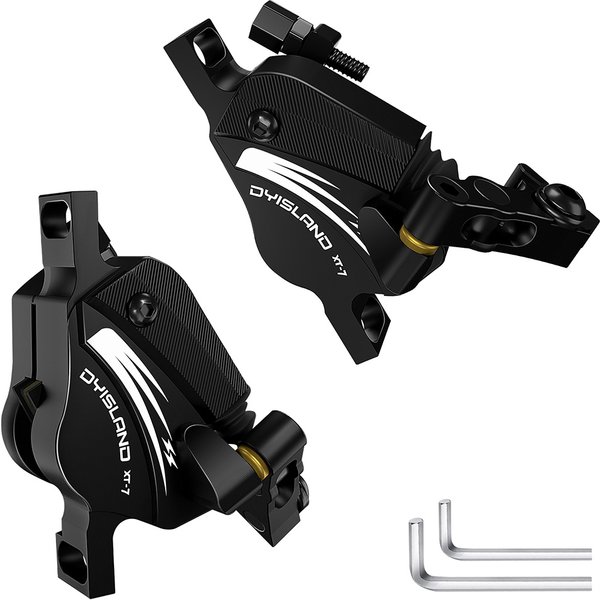 DYISLAND XT7 Hydraulic Disc Brakes Calipers Black