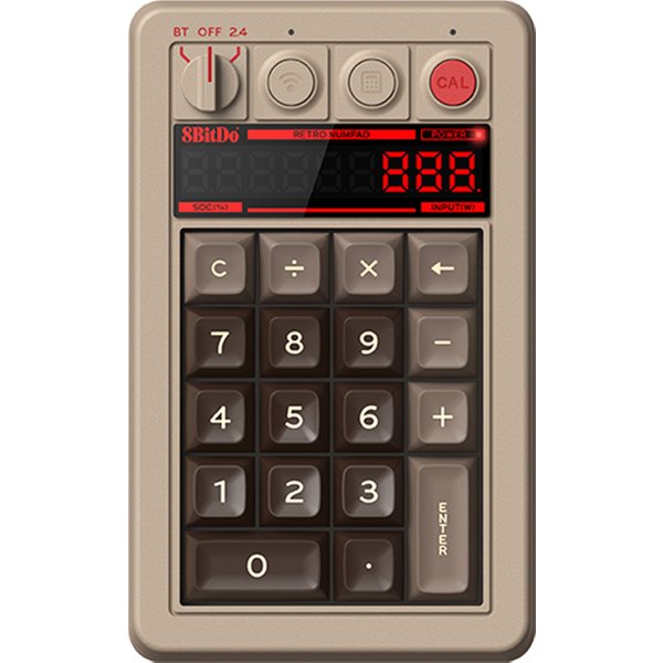 8BitDo Retro18 Mechanical Numpad Brown