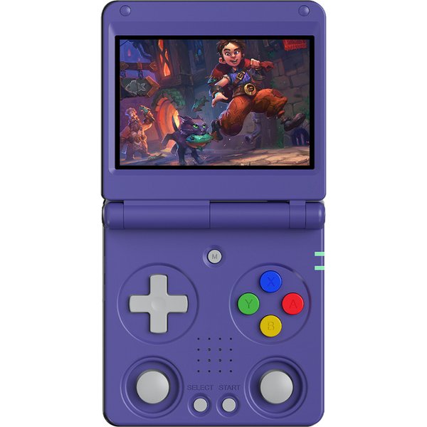 ANBERNIC RG34XXSP Flip Game Console 64GB 256GB Blue